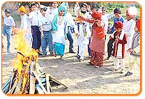 The first Lohri of a new born